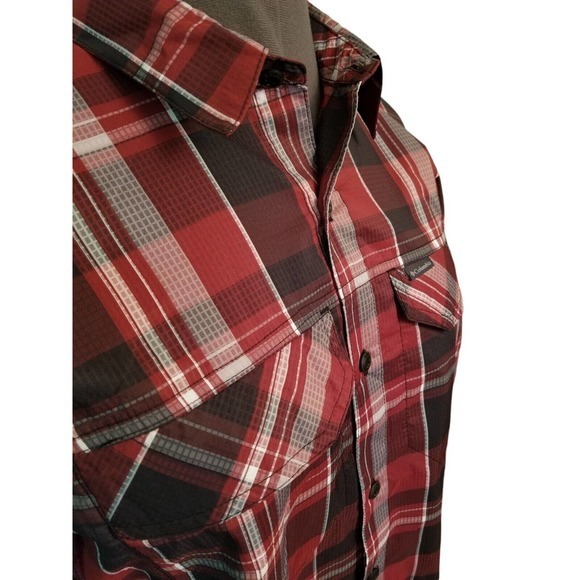 Columbia Men's Shirt Plaid Multicolor Size‎ M, Length 29 in, Pit to Pit 23 in - Picture 6 of 9